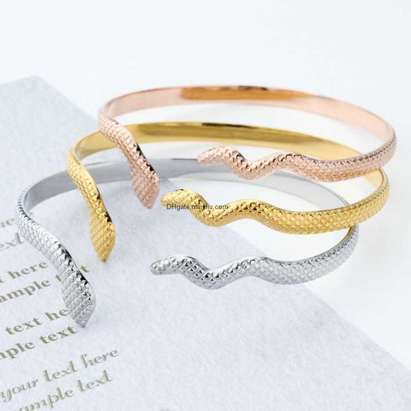 designer luxury belgary brand bracelet titanium steel fashionable ins wind shaped open french zodiac snake lady bracelet jewelry, Black
designer luxury belgary brand bracelet titanium steel fashionable ins wind shaped open french zodiac snake lady bracelet jewelry, Black