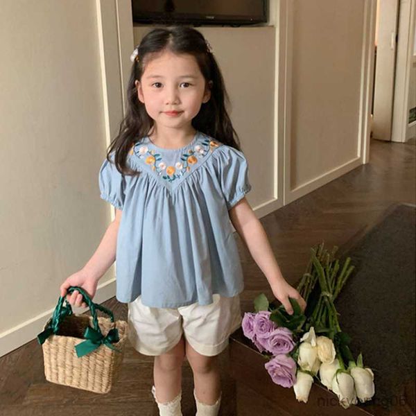clothing sets summer girls short sleeve embroidered shirtandshorts fashion girl clothes new baby 2pcs, White
clothing sets summer girls short sleeve embroidered shirtandshorts fashion girl clothes new baby 2pcs, White