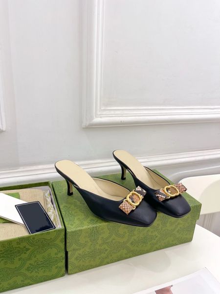 slipper slides designer shoes women's sandals imported sheepskin fabric elegant and exquisite square toe high heels genuine leather sol, Black
slipper slides designer shoes women's sandals imported sheepskin fabric elegant and exquisite square toe high heels genuine leather sol, Black