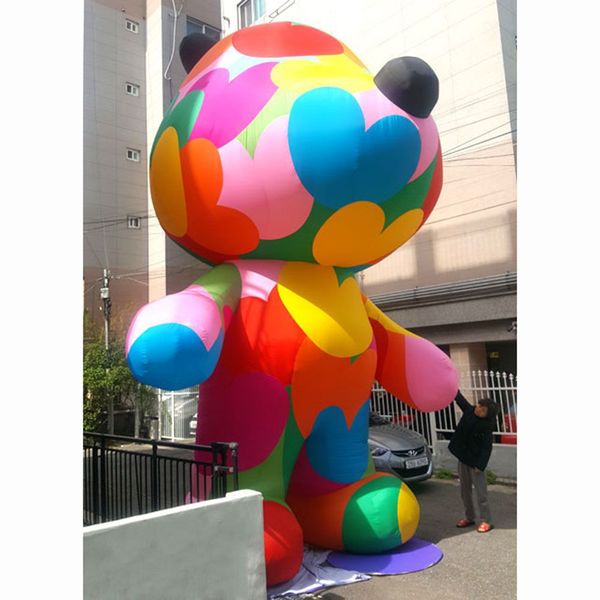 custom 3/4/6/8m inflatable advertising rainbow cartoon bear hanging or standing for outdoor mall promotion
custom 3/4/6/8m inflatable advertising rainbow cartoon bear hanging or standing for outdoor mall promotion