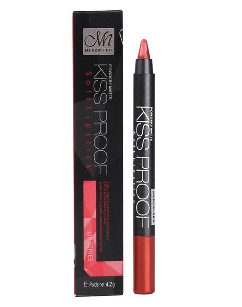 19 colors matte kissproof lipstick with long lasting effect waterproof powdery matte soft lip stick menow makeup6037555
19 colors matte kissproof lipstick with long lasting effect waterproof powdery matte soft lip stick menow makeup6037555