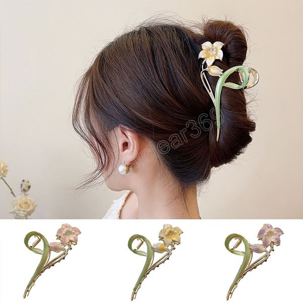 vintage women fashion flowers hollow metal hair claw elegant hair clips girl geometric ponytail clip headwear, Slivery;white
vintage women fashion flowers hollow metal hair claw elegant hair clips girl geometric ponytail clip headwear, Slivery;white