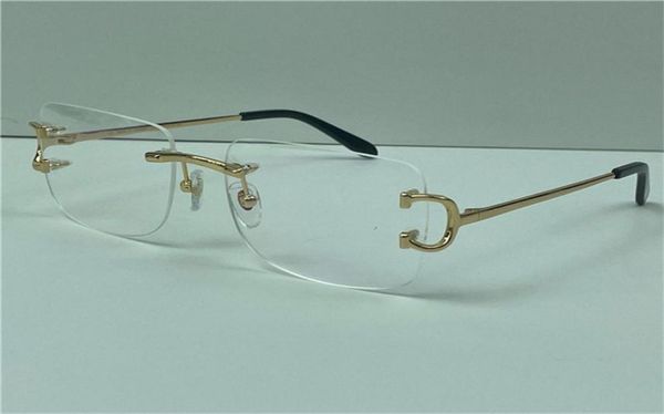 selling clear lens frameless 18k frames goldplated ultralight square rimless optical glasses men business style eyewear qual7976412, Black
selling clear lens frameless 18k frames goldplated ultralight square rimless optical glasses men business style eyewear qual7976412, Black