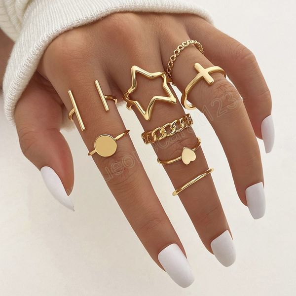 bohemia heart stars cross rings for women men gold color silver color vintage finger rings fashion jewelry gift
bohemia heart stars cross rings for women men gold color silver color vintage finger rings fashion jewelry gift