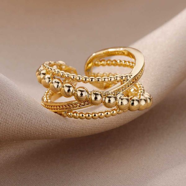 band rings retro geometric double cross chain ring fashion open adgustable jewelry ball chain cross ring for women girl gift j230531, Silver
band rings retro geometric double cross chain ring fashion open adgustable jewelry ball chain cross ring for women girl gift j230531, Silver