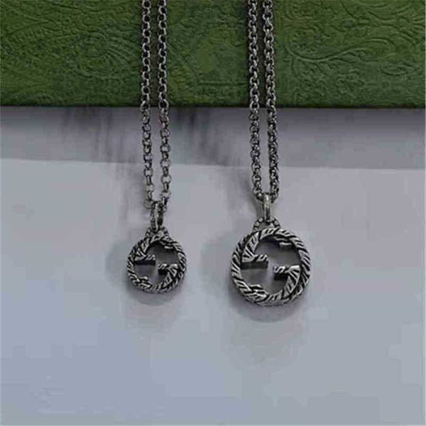 20% off 2023 new designer jewelry bracelet necklace ring 925 interlocking pattern pendant hemp rope autumn winter sweater chain net red, Silver 
20% off 2023 new designer jewelry bracelet necklace ring 925 interlocking pattern pendant hemp rope autumn winter sweater chain net red, Silver