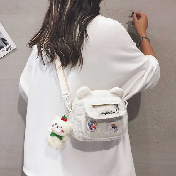 shoulder bags cute bear bag for women girl fluffy winter kawaii small trend purse japan style kid soft zipper crossbody 230530
shoulder bags cute bear bag for women girl fluffy winter kawaii small trend purse japan style kid soft zipper crossbody 230530