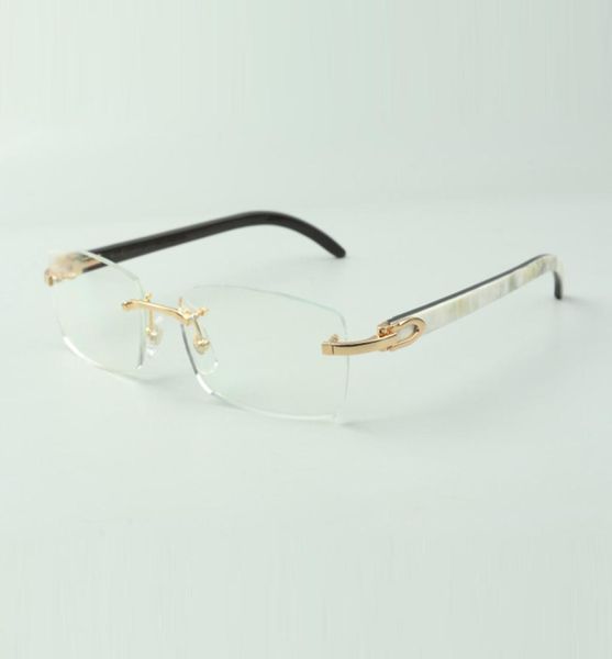 buffs glasses frames 3524012 with natural hybrid buffalo horns sticks and 56mm lenses9976801, White;black
buffs glasses frames 3524012 with natural hybrid buffalo horns sticks and 56mm lenses9976801, White;black
