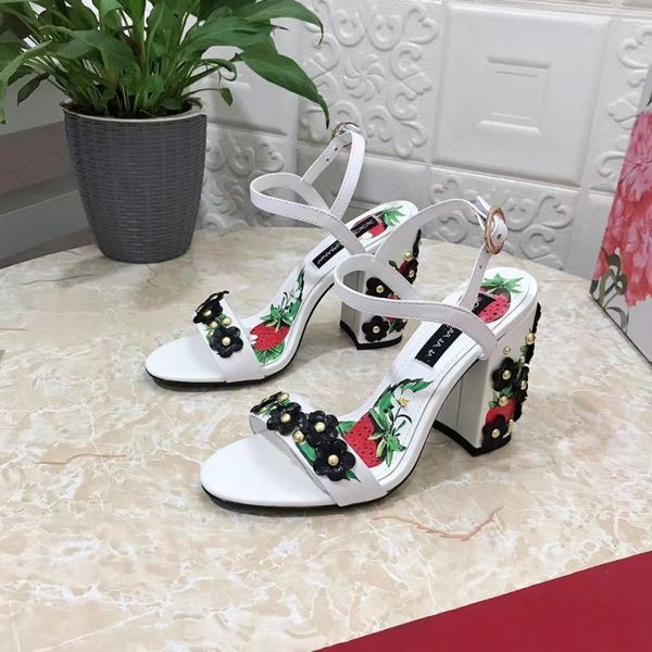 summer sandals high heel dress shoes sandals luxury designer handmade riveted embossed fashion thick heel .5cm women's shoe size 35-4, Black
summer sandals high heel dress shoes sandals luxury designer handmade riveted embossed fashion thick heel .5cm women's shoe size 35-4, Black