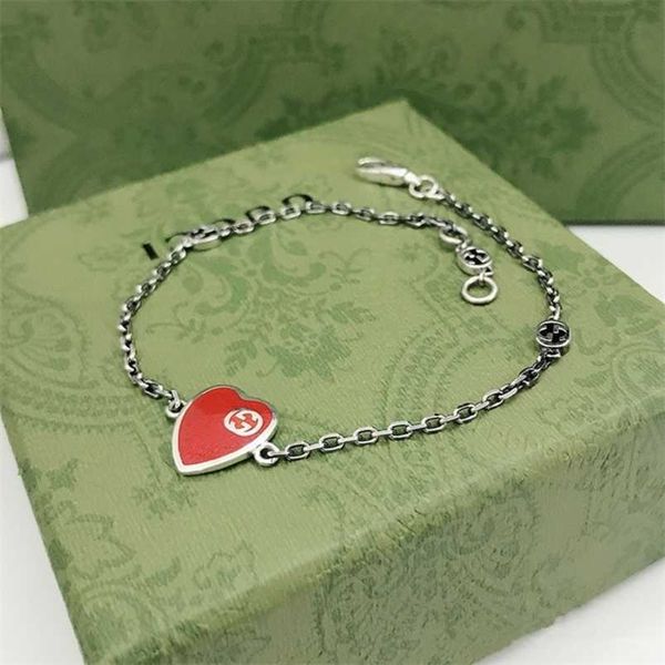 2023 new designer jewelry bracelet necklace ring enamel red blue love 925 trend old interlocking women's bracelet, Black
2023 new designer jewelry bracelet necklace ring enamel red blue love 925 trend old interlocking women's bracelet, Black