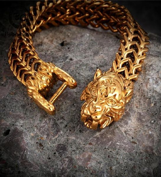 charm bracelets rock gold color tiger head bracelet men stainless steel cuban chain bangles punk male creative accessories viking 9181291, Golden;silver
charm bracelets rock gold color tiger head bracelet men stainless steel cuban chain bangles punk male creative accessories viking 9181291, Golden;silver