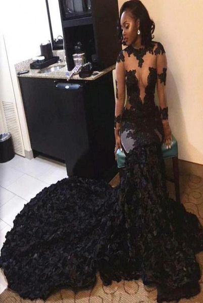 sheer long sleeve black girls prom dresses 2017 mermaid o neck tulle lace appliques flower zipperup court train party gowns8777964
sheer long sleeve black girls prom dresses 2017 mermaid o neck tulle lace appliques flower zipperup court train party gowns8777964