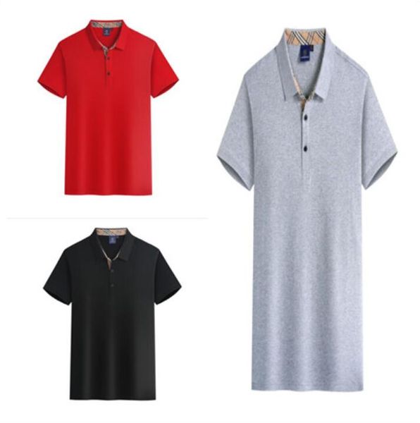 mens polos summer shirts brand clothing cotton sleeve business design t shirt casual striped designer breathable baggy clothes 6xl, White;black
mens polos summer shirts brand clothing cotton sleeve business design t shirt casual striped designer breathable baggy clothes 6xl, White;black