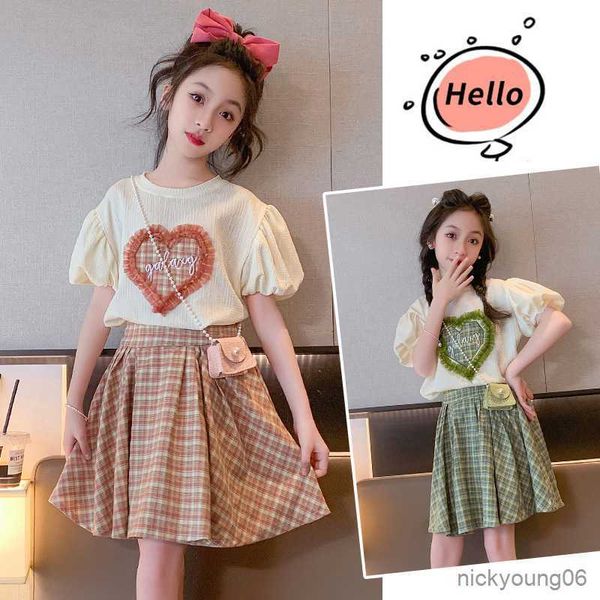 clothing sets new summer girls clothes baby girl short sleeve shirt and skirt suits teen kids plaid children's outfits 2pcs, White
clothing sets new summer girls clothes baby girl short sleeve shirt and skirt suits teen kids plaid children's outfits 2pcs, White