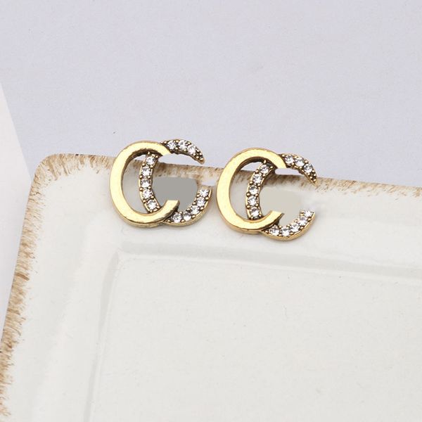 20style luxury designer brand letters stud earring famous women double g-letter diamond studs earrings wedding party jewerlry high quality, Golden;silver
20style luxury designer brand letters stud earring famous women double g-letter diamond studs earrings wedding party jewerlry high quality, Golden;silver