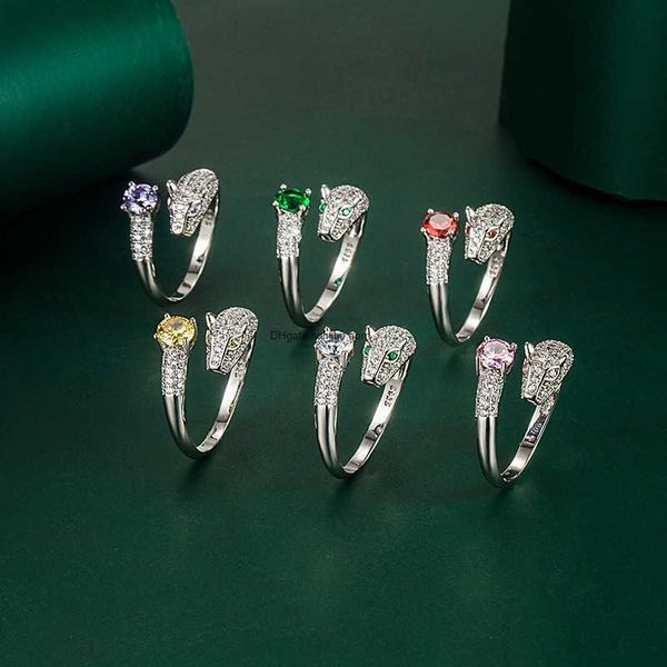 designer luxury cait brand tier new jewelry leopard head micro set zircon opening men's and women's ring fashion personalized hand, Silver
designer luxury cait brand tier new jewelry leopard head micro set zircon opening men's and women's ring fashion personalized hand, Silver