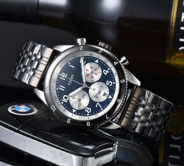 be104 fashion creative design watches mens luxury multifunction watch original brand chronograph male clock relogio masculino, Slivery;brown
be104 fashion creative design watches mens luxury multifunction watch original brand chronograph male clock relogio masculino, Slivery;brown