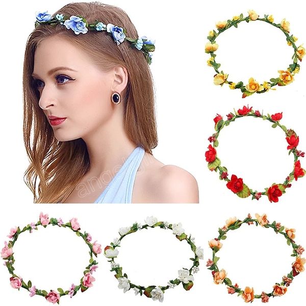 fashion flower crown bride wedding hair accessories wreath flower headbands braided hair vine hair ornament for women headdress, Slivery;white
fashion flower crown bride wedding hair accessories wreath flower headbands braided hair vine hair ornament for women headdress, Slivery;white