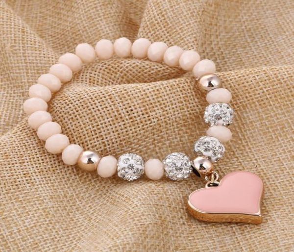 romantic vintage bracelets for women heart pendant bracelets with crystal shambhala beads bracelets jewelry8663145, Black
romantic vintage bracelets for women heart pendant bracelets with crystal shambhala beads bracelets jewelry8663145, Black