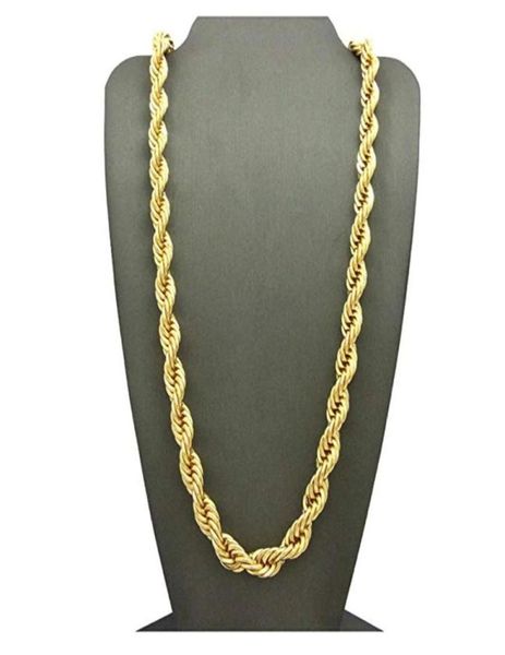heavy hip hop 24quot rapper039s 7mm solid thick rope chain necklace 18k yellow gold filled collar clavicle men jewelry1101107, Silver
heavy hip hop 24quot rapper039s 7mm solid thick rope chain necklace 18k yellow gold filled collar clavicle men jewelry1101107, Silver