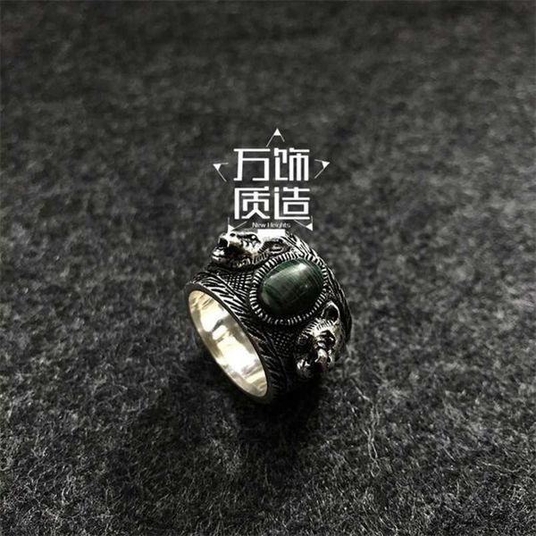 20% off 2023 new designer jewelry bracelet necklace sterling old rattan green malachite head ring for men women, Silver
20% off 2023 new designer jewelry bracelet necklace sterling old rattan green malachite head ring for men women, Silver