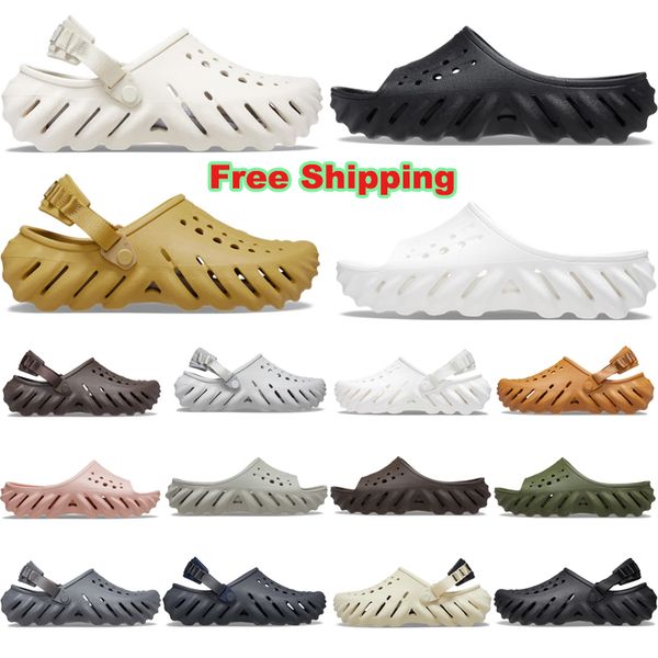 men women designer sandals clog summer beach slippers waterproof slides balck white pink blue outdoor shoes, Black
men women designer sandals clog summer beach slippers waterproof slides balck white pink blue outdoor shoes, Black