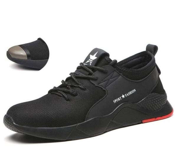 mens boots fashion safety shoes breathable lightweight widened antismashing steel toe work sandals single mesh outdoor sneaker9936492, Black
mens boots fashion safety shoes breathable lightweight widened antismashing steel toe work sandals single mesh outdoor sneaker9936492, Black