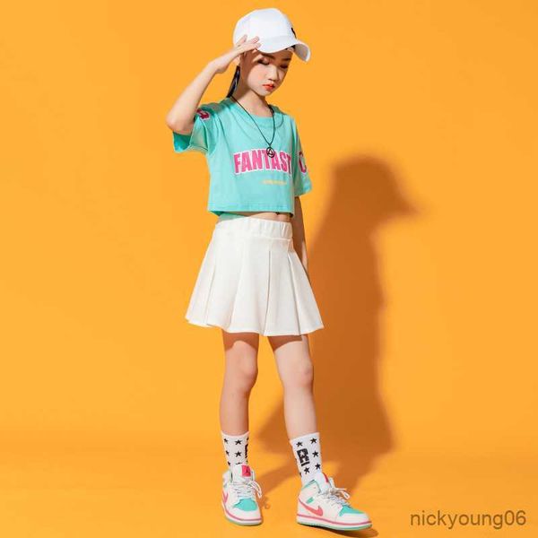 clothing sets teenager girls summer outfit letter print shirt crop white pleated skirt child hip hop costume kids performance
clothing sets teenager girls summer outfit letter print shirt crop white pleated skirt child hip hop costume kids performance