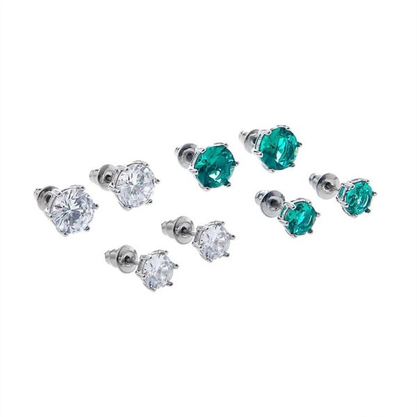 american hip-hop titanium steel six claw zircon earrings for men and women green high-quality simple charm jewelry, Golden;silver
american hip-hop titanium steel six claw zircon earrings for men and women green high-quality simple charm jewelry, Golden;silver
