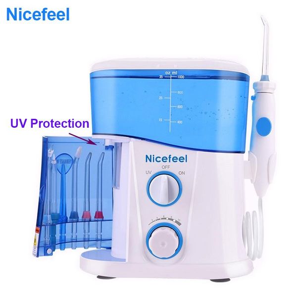 toothbrush nicefeel oral irrigator dental water flosser teeth cleaner with 1000ml water tank 7 nozzles adjustable water pressure
toothbrush nicefeel oral irrigator dental water flosser teeth cleaner with 1000ml water tank 7 nozzles adjustable water pressure