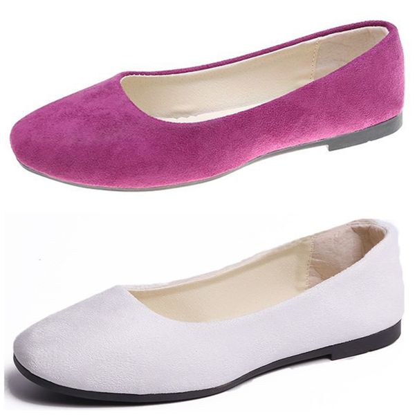 fashionable candy colored flat bottomed work shoes comfortable suede cloth faced women's shoes, student shoes, Black
fashionable candy colored flat bottomed work shoes comfortable suede cloth faced women's shoes, student shoes, Black