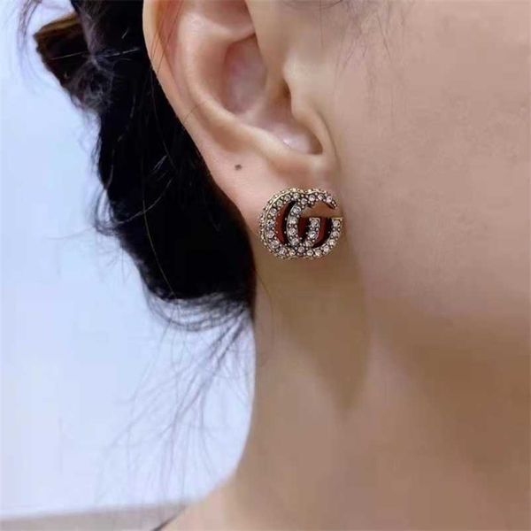 designer jewelry bracelet necklace ring 925 needle inlaid zircon women's used light earrings high quality, Golden
designer jewelry bracelet necklace ring 925 needle inlaid zircon women's used light earrings high quality, Golden