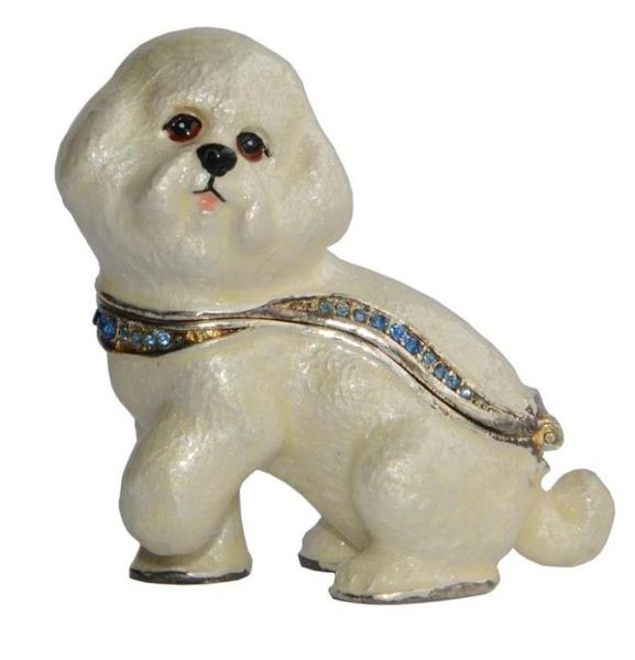 bichon frise dog trinket box keepsake box dog figurine sculpture miniature25614308884, Black;white
bichon frise dog trinket box keepsake box dog figurine sculpture miniature25614308884, Black;white