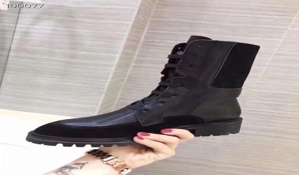 2019120603 black genuine leather suede calf skin n matched boots lace up military combat flat7202973
2019120603 black genuine leather suede calf skin n matched boots lace up military combat flat7202973