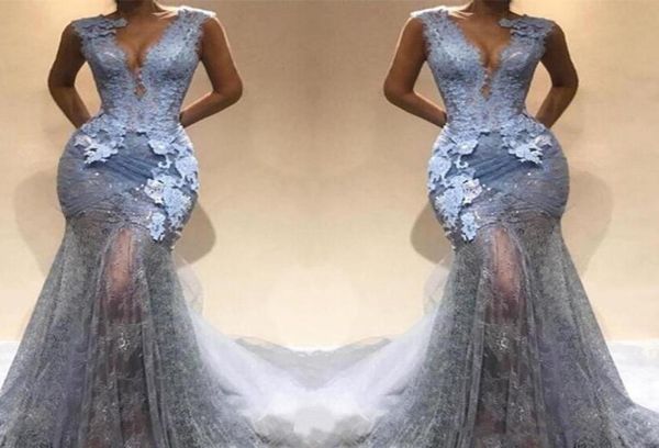 silver grey lace 2019 mermaid prom dresses deep v neck lace appliqued evening dress illusion party gowns4322554, Black
silver grey lace 2019 mermaid prom dresses deep v neck lace appliqued evening dress illusion party gowns4322554, Black