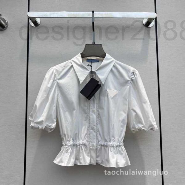 women's blouses & shirts designer bubble sleeved shirt for korean girls sweet waistband ruffle lace short lapel summer 9scr, White
women's blouses & shirts designer bubble sleeved shirt for korean girls sweet waistband ruffle lace short lapel summer 9scr, White