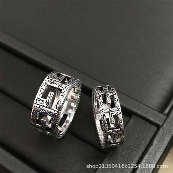 2023 new designer jewelry bracelet necklace ring ancient hollow stripe men's women's 925 carved couple gift, Silver
2023 new designer jewelry bracelet necklace ring ancient hollow stripe men's women's 925 carved couple gift, Silver