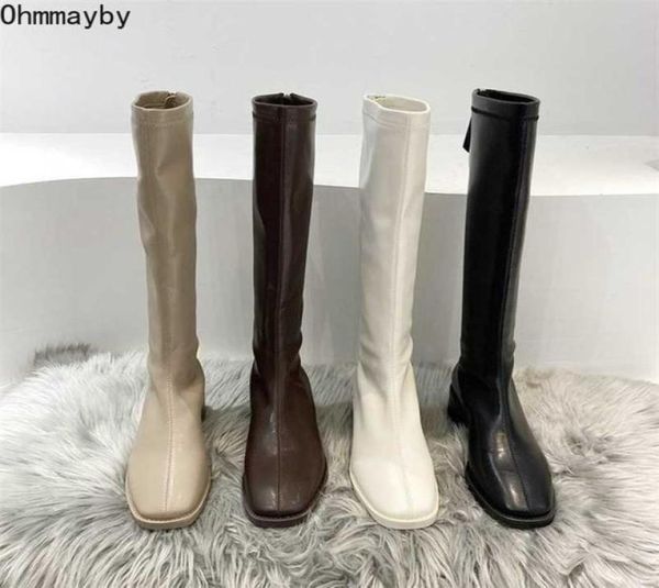 women kneehigh leather boots with wide calf zipper fashion square toe blakc female long winter women039s shoes 2201111517188, Black
women kneehigh leather boots with wide calf zipper fashion square toe blakc female long winter women039s shoes 2201111517188, Black
