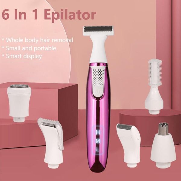 epilator 6 in 1 women shaver painless hair removal epilator shaving machine face beard eyebrow nose trimmer body electric razor
epilator 6 in 1 women shaver painless hair removal epilator shaving machine face beard eyebrow nose trimmer body electric razor