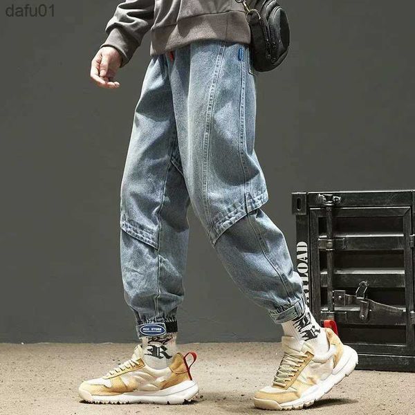 men's pants jeans men's spring autumn fashion loose trousers denim stitching solid color pants casual vintage male bottoms plus si, Black
men's pants jeans men's spring autumn fashion loose trousers denim stitching solid color pants casual vintage male bottoms plus si, Black