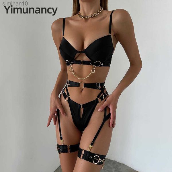 briefs panties yimunancy 3-piece padded lingerie set women gothic sensual chain decorated gothic erotic set red brief set l230518, Red;black
briefs panties yimunancy 3-piece padded lingerie set women gothic sensual chain decorated gothic erotic set red brief set l230518, Red;black
