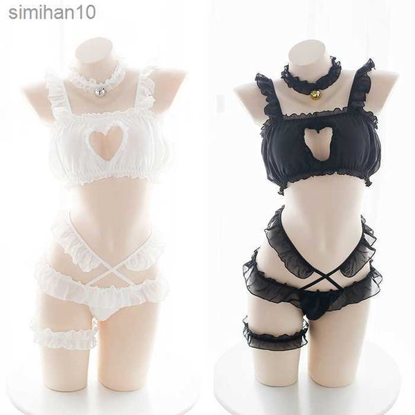 briefs panties heart hollow out women lingerie set lolita bra intimates anime cosplay costume transparent underwear bra and panty set l23051, Red;black
briefs panties heart hollow out women lingerie set lolita bra intimates anime cosplay costume transparent underwear bra and panty set l23051, Red;black