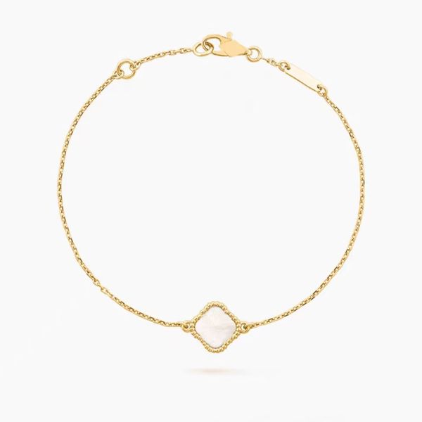 classic fashion charm bracelets clover bracelet 4four leaf clover designer jewelry 18k gold bangle bracelet for women men gold chain elegant, Golden;silver
classic fashion charm bracelets clover bracelet 4four leaf clover designer jewelry 18k gold bangle bracelet for women men gold chain elegant, Golden;silver