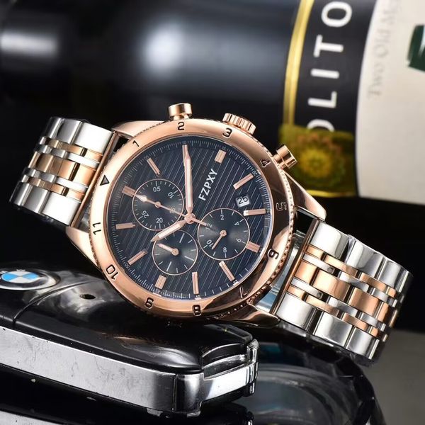 be134 fashion creative design watches mens luxury multifunction watch original brand chronograph male clock relogio masculino, Slivery;brown
be134 fashion creative design watches mens luxury multifunction watch original brand chronograph male clock relogio masculino, Slivery;brown