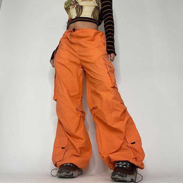 baggy cargo pants women spring new fashion low waisted zipper pocket drawstring chic pants full length casual pants, White;black
baggy cargo pants women spring new fashion low waisted zipper pocket drawstring chic pants full length casual pants, White;black