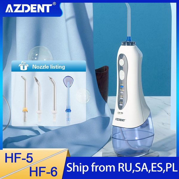 toothbrush azdent hf5/6 oral irrigator portable water dental flosser usb rechargeable water jet floss tooth pick 5 jet tip water tank
toothbrush azdent hf5/6 oral irrigator portable water dental flosser usb rechargeable water jet floss tooth pick 5 jet tip water tank
