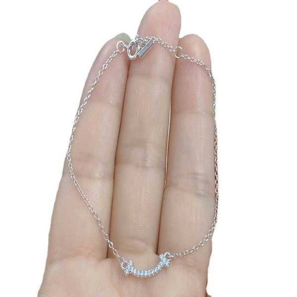 designer tiffay s925 sterling silver women's smiling face bracelet simple and versatile fashion luxury diamond bracelet smile bracelet, Black
designer tiffay s925 sterling silver women's smiling face bracelet simple and versatile fashion luxury diamond bracelet smile bracelet, Black