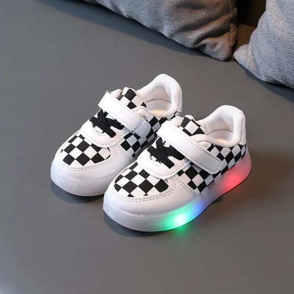 versions athletic baby shoes footwear tennis children spring autumn lighting board shoelace lights boys girls casual e3939, Black
versions athletic baby shoes footwear tennis children spring autumn lighting board shoelace lights boys girls casual e3939, Black