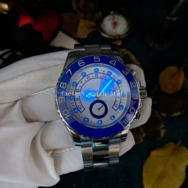 mechanical automatic men's watches 44mm 116680 white dial blue bezel folding buckle stainless steel luminous men's watch wristwatc, Slivery;brown
mechanical automatic men's watches 44mm 116680 white dial blue bezel folding buckle stainless steel luminous men's watch wristwatc, Slivery;brown