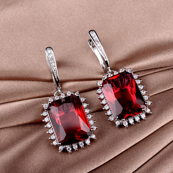 charm red garnet dangle earring 925 sterling silver party wedding drop earrings for women bridal promise jewelry gift
charm red garnet dangle earring 925 sterling silver party wedding drop earrings for women bridal promise jewelry gift
